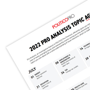 2022 Q3 Pro Analysis Topic Agenda