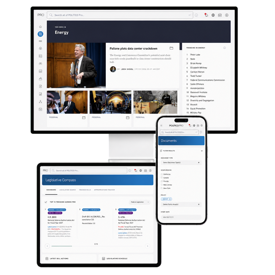 POLITICO Pro Platform