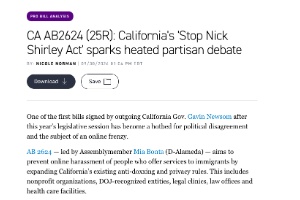 California’s ‘Stop Nick Shirley Act’ sparks heated partisan debate