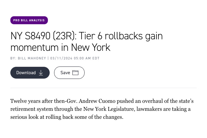 Tier 6 rollbacks gain momentum in New York